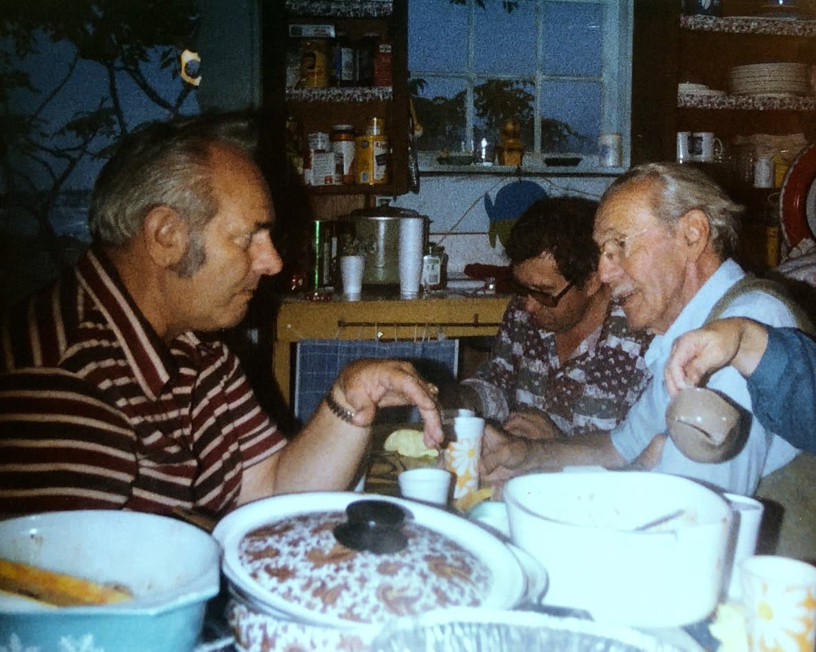 Kitchen gathering photograph
